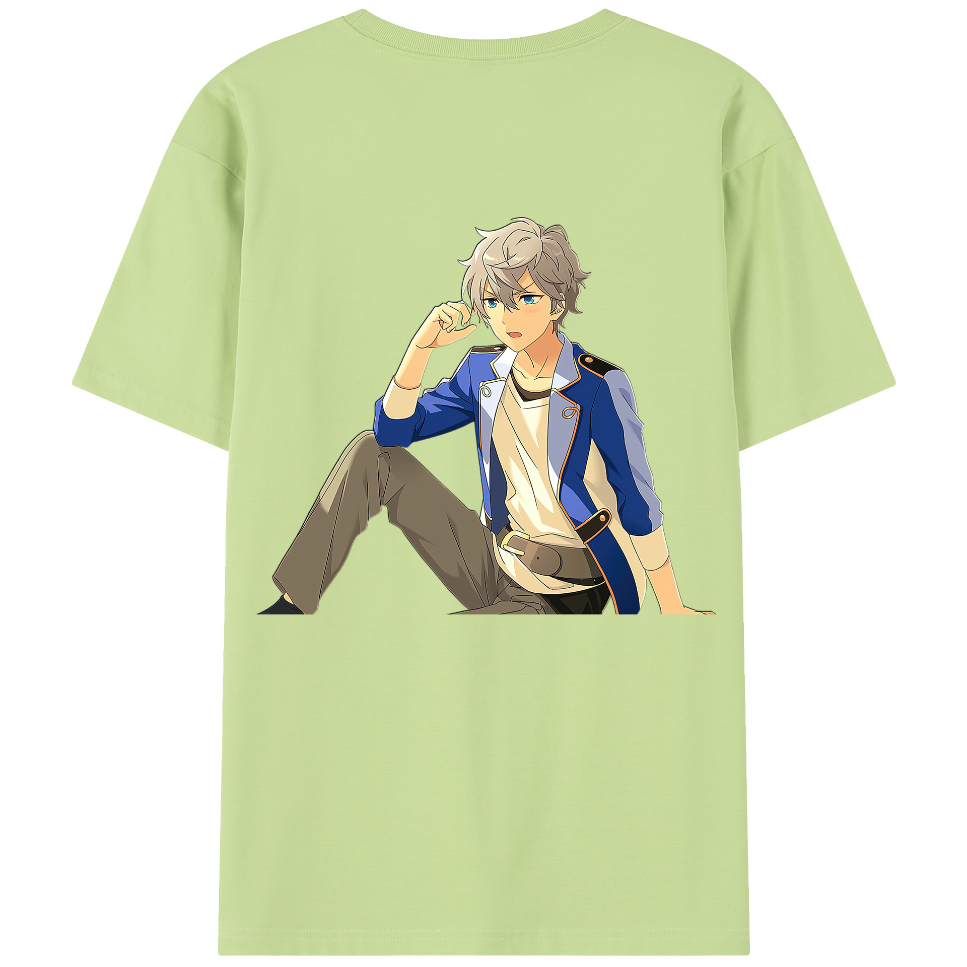 （画像用） あんさんぶるスターズ! Ensemble Stars 綿100％半袖Tシャツ（背面プリント）